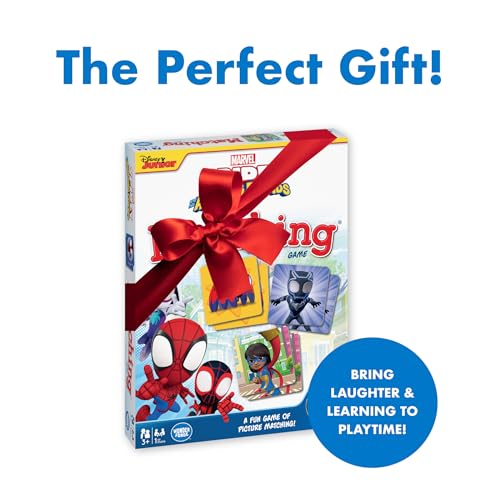 Wonder Forge Marvel Spidey and His Amazing Friends Matching Game - Educational Memory Game for Kids Ages 3+ - Fun for Toddler Boys and Girls