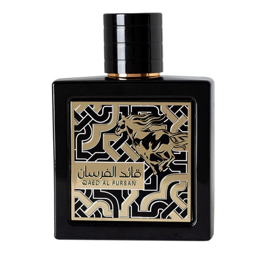 Lattafa Qaed Al Fursan - Oriental, Fruity, Fresh, Amber Wood - Eau de Parfum Long-Lasting Fragrance for Unisex, 3.40 Ounce / 100 ml