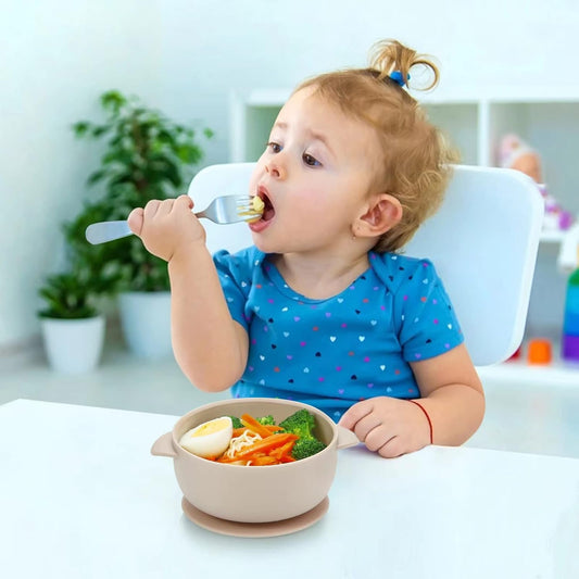 PandaEar 3 Pack Baby Bowls with Suction| Stay Put Silicone Food Bowl for Babies Kids Toddlers Infants| Food Grade Soft Safe BPA-Free Silicone