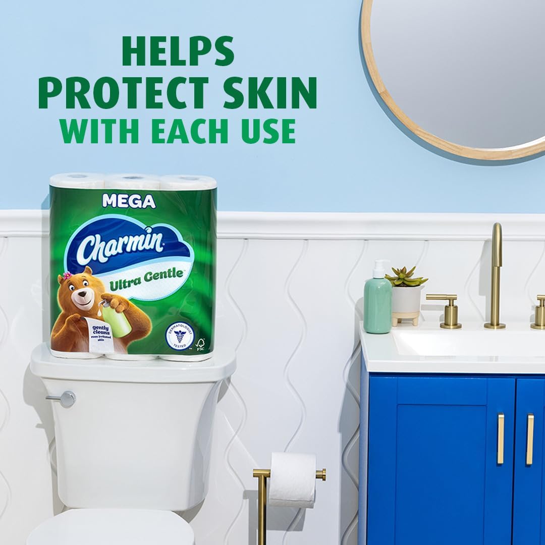 Quilted Northern Ultra Soft & Strong Toilet Paper, 18 Mega Rolls = 72 Regular Rolls, 5X Stronger, Premium Soft Toilet Tissue with Recyclable Paper