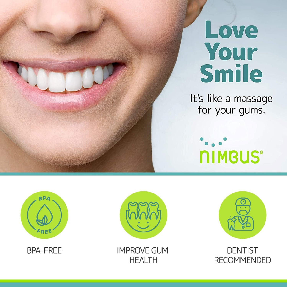 Nimbus Extra Soft Toothbrushes (Compact Size Head) Periodontist Design Tapered Bristles for Sensitive Teeth and Receding Gums, Individually Wrapped