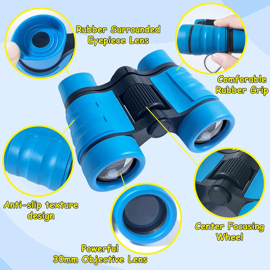 ESSENSON Binoculars for Kids Toys Gifts for Age 3, 4, 5, 6, 7, 8, 9, 10+ Years Old Boys Girls Kids Telescope Outdoor Toys for Sports and Outside