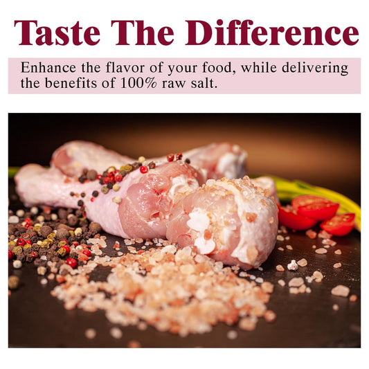 Himalayan Chef Pink Himalayan Salt Coarse Grain, 5 lbs Plastic Jar - Pure, Natural, Kosher, Mineral-Rich, Ideal for Grinder Refills, Cooking