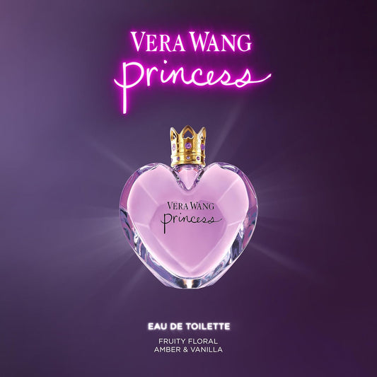 Vera Wang Princess Eau de Toilette 3.4 fl oz (Pack of 1), Notes of Apple, Quava, and Vanilla, Women's Fragrance, Long Lasting, Everyday Fragrance
