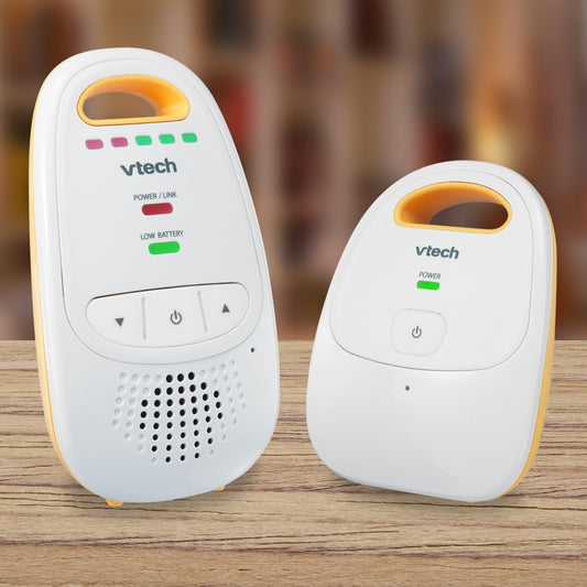 VTech Upgraded Audio Baby Monitor with Rechargeable Battery, Long Range, and Crystal-Clear Sound