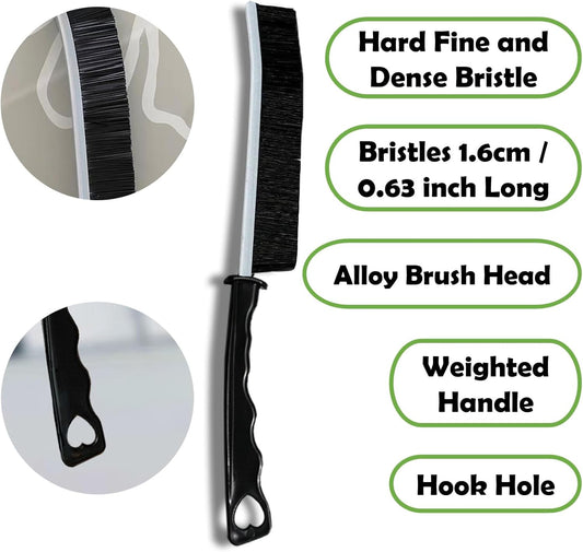 Crevice Cleaning Brush Set, Multi-Purpose Hard Bristle Brushes for Deep Cleaning Kitchen, Bathroom, Grout, Sink, Cup, Teapot, Bottle, Blender