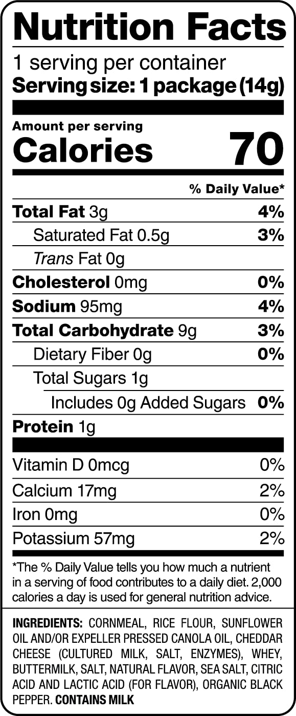 Pirate's Booty Aged White Cheddar Cheese Puffs, Gluten-Free, Kids Snacks, 0.5oz (24ct)