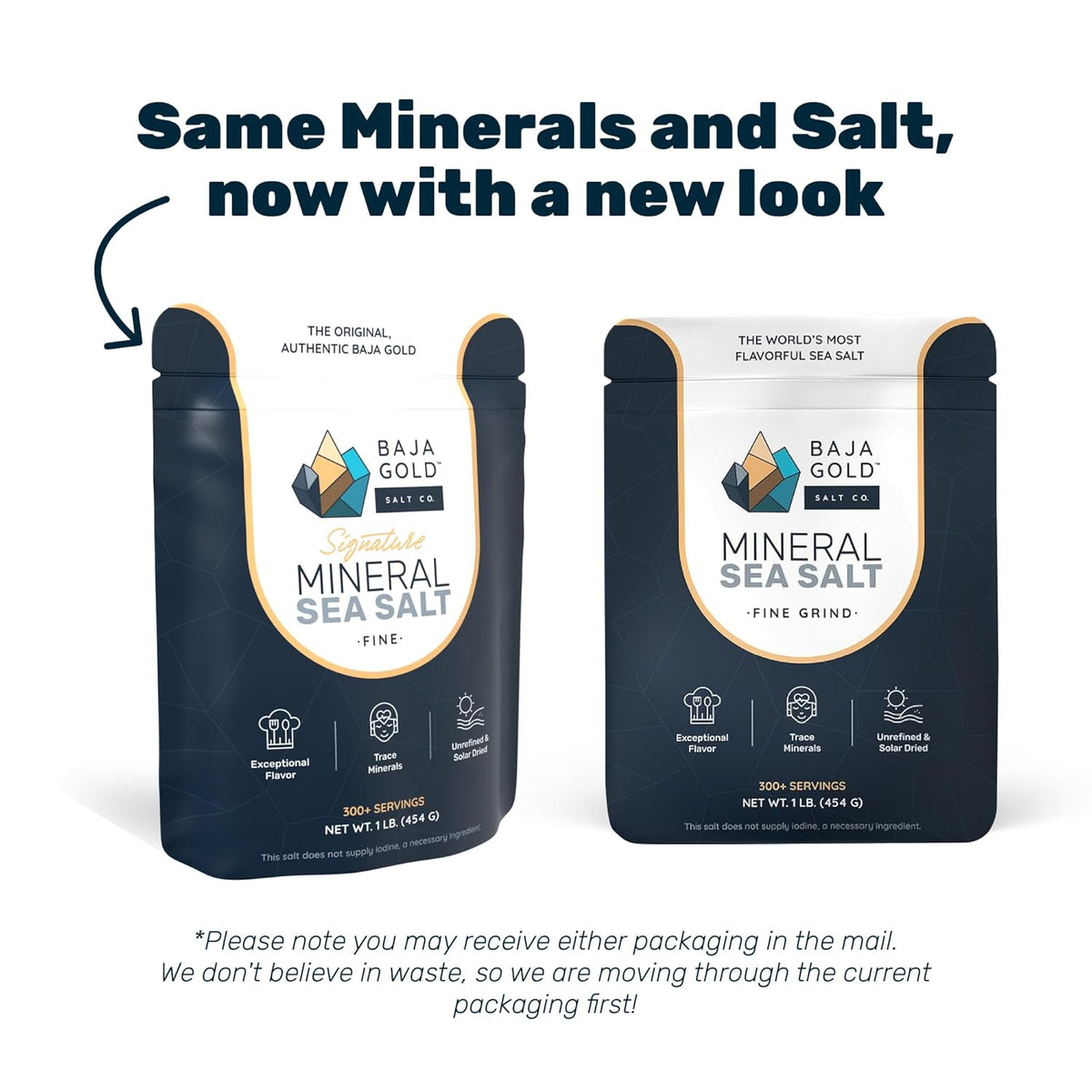 Baja Gold Mineral Sea Salt - Recommended by Gary Brecka - Fine Grind Salt for Cooking & Baking | Natural Baja Salt for Culinary Uses | Great for