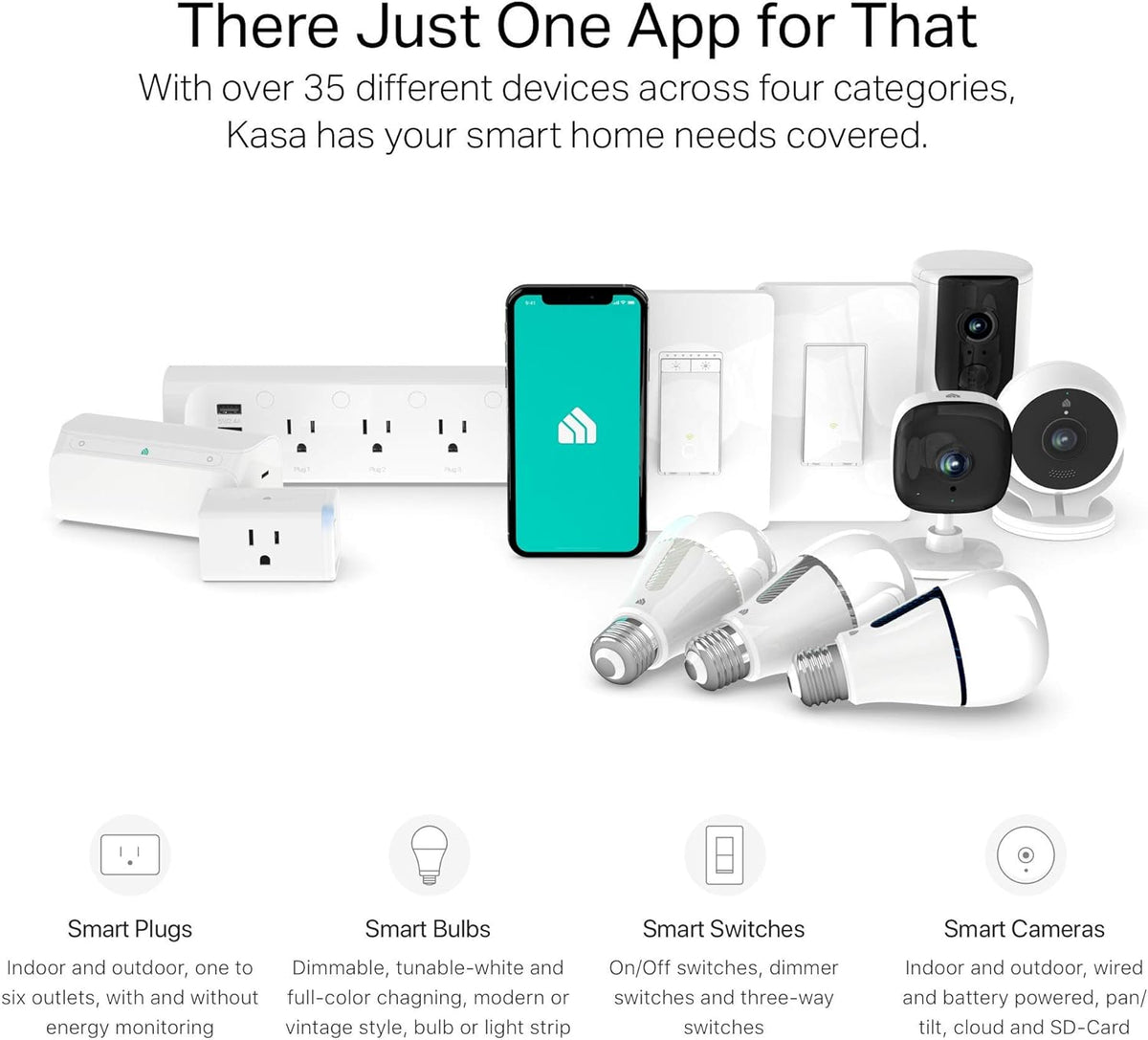 Kasa Smart Plug Power Strip KP303, Surge Protector with 3 Individually Controlled Smart Outlets and 2 USB Ports, Works with Alexa & Google Home, No