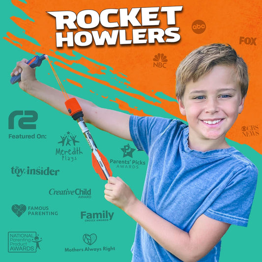 Toy Rocket Launcher for Kids: Outdoor Toys Slingshot Rocket Launchers - Best Gifts for Boys & Girls All Ages - Fun Stocking Stuffers for Kids & Teen