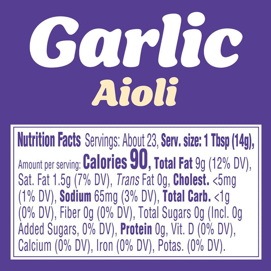Kraft Mayo Garlic Aioli (12 oz Bottle)