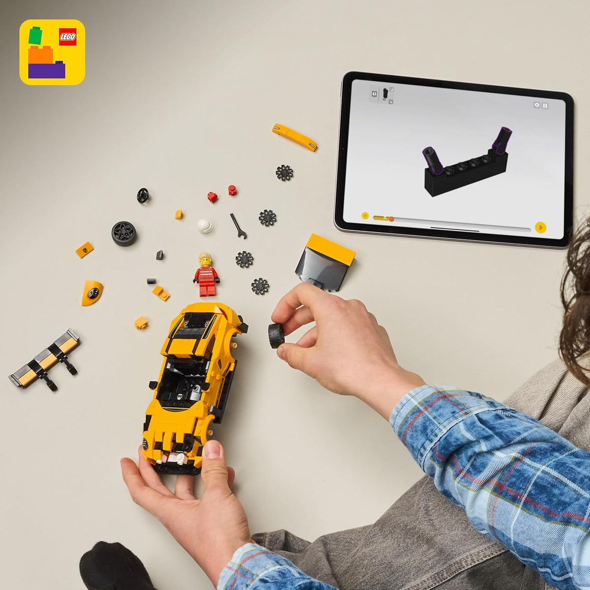LEGO Speed Champions Porsche 911 GT3 RS Super Car Toy - Model Kit & Pretend Play Toy for Boys & Girls, Ages 9+ - Sports Car Building Set for Kids