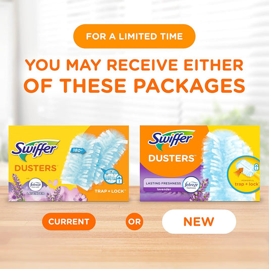 Swiffer Dusters Refill for Cleaning, Feather & Microfiber Duster Disposable Alternative, for Dusting Furniture, Blinds, Ceiling Fans, Walls, Helps