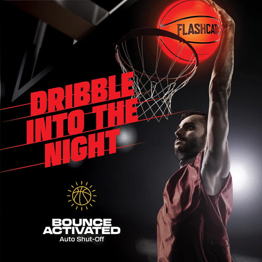 Light Up Basketball - Glow in The Dark - Sports Gear Accessories Gifts for Boys 8-15+ Year Old - Kids Teens Gift Birthday Ideas - Teen Boy Toys Ages