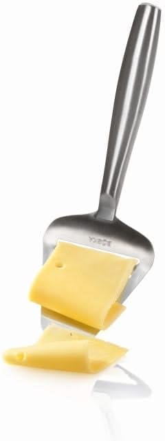 Boska Stainless Steel Cheese Slicer - Copenhagen For All Types of Cheese - Multi-Functional Cheese Slicer - Handheld Slicer - Silver Non-Stick