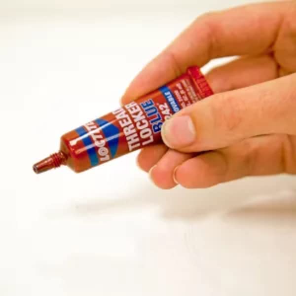Loctite Threadlocker Blue 242 - Removable Thread Lock Glue for Nuts, Bolts, & Fasteners, Medium Strength Screw Glue to Prevent Loosening & Corrosion