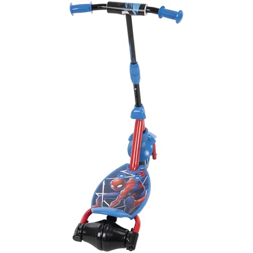 Huffy Toddler 3-Wheel Scooter for Kids, Multiple Colors & Licensed Character Graphics, Ages 3+, Durable Steel Frame, Wide Non-Slip Deck, Stable