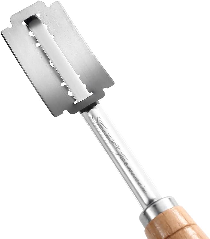 SAINT GERMAIN Premium Hand Crafted Bread Lame for Dough Scoring Knife, Lame Bread Tool for Sourdough Bread Slashing with 10 Blades Included with