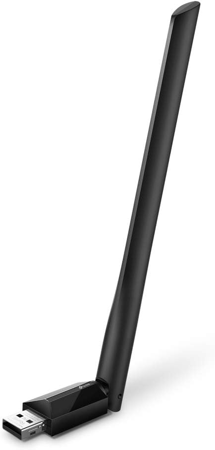TP-Link AC600 USB WiFi Adapter for PC (Archer T2U Plus)- Wireless Network Adapter for Desktop with 2.4GHz, 5GHz High Gain Dual Band 5dBi Antenna
