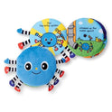 Melissa & Doug K's Kids Itsy-Bitsy Spider 8-Page Soft Activity Book for Babies and Toddlers - Cloth Baby Book And Sensory Toy With Textures To Grasp