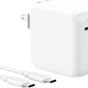 Charger for MacBook Air MacBook Pro 13 14 15 16 inch 2025 2024 2023 2022 2021 2020, M1 M2 M3 M4 Laptop 70W USB C Power Adapter, iPad, LED, 6.6FT