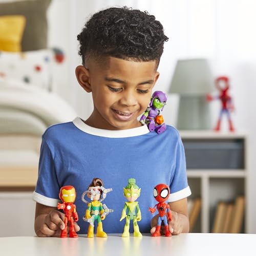 Spidey and his Amazing Friends Hasbro Marvel, Friends & Foes Pack, 5 Action Figures, 4-Inch, Preschool Super Hero Toys for Kids Ages 3 and Up (