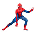 Marvel Spider-Man Official Youth Deluxe Zentai Costume - Deluxe Two-Way Stretch Spandex with Invisible Zippers and Wrist Openings for Added