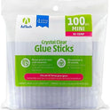 AdTech Hi-Temp Mini Hot Glue Sticks, Clear (100 Sticks) | Quick Bonding for Crafting & DIY Projects | Compatible with Mini Glue Guns | Non-Toxic