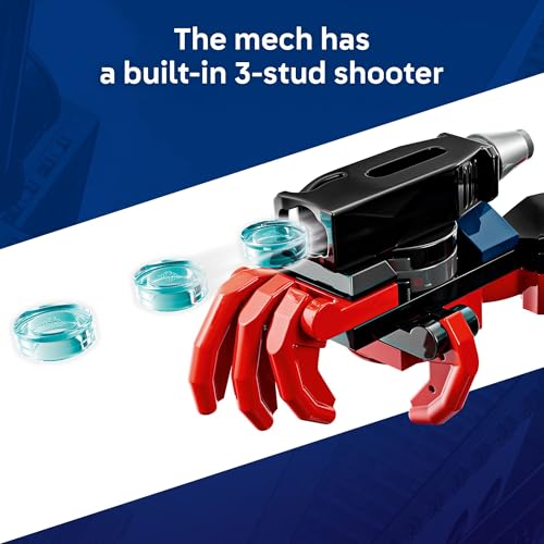 LEGO Marvel Miles Morales Mech vs. Spider-Man 2099 Building Toy for Boys & Girls - Poseable Super Hero Mech & 2 Marvel Minifigures for Kids & Fans