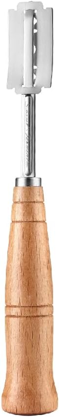 SAINT GERMAIN Premium Hand Crafted Bread Lame for Dough Scoring Knife, Lame Bread Tool for Sourdough Bread Slashing with 10 Blades Included with