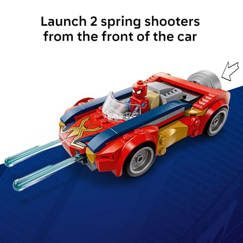 LEGO Marvel Spider-Man Car vs. Venomized Wolverine Building Toy for Boys & Girls - Super Hero & Villain Playset W/2 Marvel Minifigures - Gift Idea