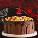 Spider Themed Birthday Candles Number 4 Red Blue Spider Web Themed Cake Topper Candle Party Decoration Birthday Party Celebrations Supplies Favors