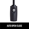 GORILLA GRIP Strong Windproof Stick Compact Umbrella for Rain, One-Click Automatic Open and Close, Durable Quick Dry Waterproof Material, Lightweight