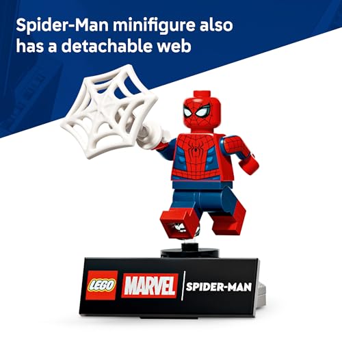 LEGO Marvel Spider-Man Hero Figure - Super Hero Building Toy for Boys & Girls, Ages 12+ - Posable Kids Bedroom, Bookshelf or Desk Decor - Gift for