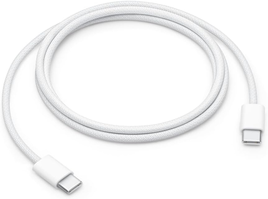 Apple 60W USB-C to USB-C Woven Charge Cable (1 m): Fast and Convenient Charging