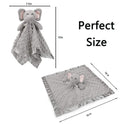 Pro Goleem Elephant Security Blanket, Soft Lovey Unisex Lovie Baby Gifts for Boys and Girls Snuggle Toy Stuffed Animal Newborn Essentials and Items
