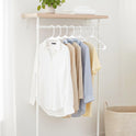 Utopia Home - Plastic Hangers 50 Pack - Space Saving Clothes Hanger - Durable and Strong Closet Organizers and Storage Makes It Ideal Stocking