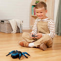 Terra by Battat – Remote Control Tarantula for Kids with LED Eyes – Realistic Spider Toy with Moving Legs, Fast Speed & 360° Spin – Blue RC Animal