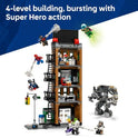 LEGO Marvel Spider-Man vs. Mysterio: The Daily Bugle Building Toy - Pretend Play Set with 7 Minifigures & Rhino Mech - Super Hero Toy for Boys
