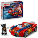 LEGO Marvel Spider-Man Car vs. Venomized Wolverine Building Toy for Boys & Girls - Super Hero & Villain Playset W/2 Marvel Minifigures - Gift Idea