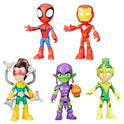 Spidey and his Amazing Friends Hasbro Marvel, Friends & Foes Pack, 5 Action Figures, 4-Inch, Preschool Super Hero Toys for Kids Ages 3 and Up (