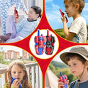Spider Hero Walkie Talkies for Kids – 2 Pack Indoor & Outdoor Toys for Boys Ages 3-8, Birthday Gift for Children, Fun Two-Way Radios for Playtime