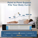 Queen Size Mattress, 10 Inch Hybrid Memory Foam Queen Mattress in a Box, Pressure Relief, Medium, CertiPUR-US
