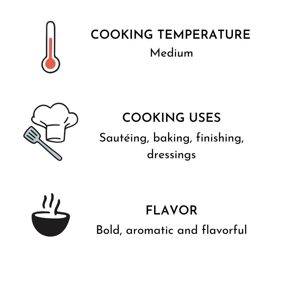 La Tourangelle, Roasted Walnut Oil, Plant-Based Source of Omega-3 Fatty Acid, Cooking, Baking, & Beauty, 16.9 Fl Oz