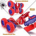 Spider Remote Control Cars for Boys 4-7, 360° Spinning RC Stunt Car with 2 Batteries Cool Lights Toys Birthday Gift for Boys 4 5 6 7 8 9 10 11 12