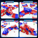 Spider Toys for Boys 4-6, Spider Race Track with 5 Cool Spider Cars Toys for Kids Boys Toddler, Flexible Car Tracks for Age 3 4 5 6 7 8 Year & Up Old