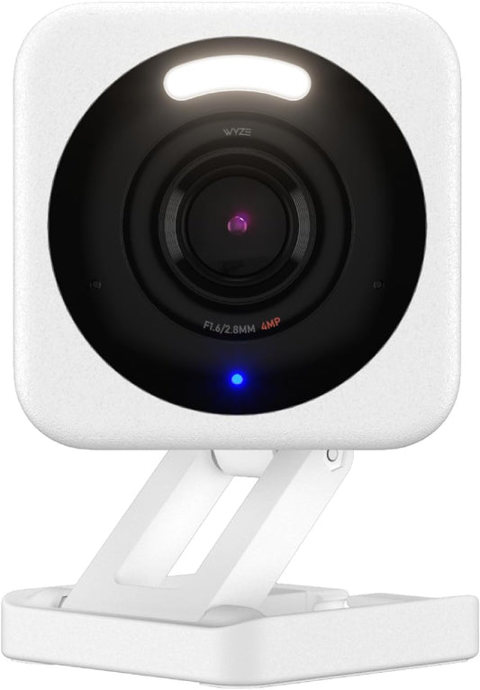 WYZE Cam v4, 2.5K QHD WiFi Indoor/Outdoor Smart Home Security Camera, Pet/Baby Monitor, Motion Activated Spotlight/Siren, Color Night Vision, 2-Way