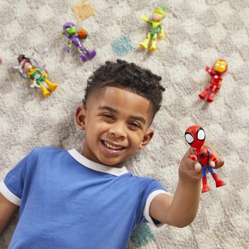 Spidey and his Amazing Friends Hasbro Marvel, Friends & Foes Pack, 5 Action Figures, 4-Inch, Preschool Super Hero Toys for Kids Ages 3 and Up (