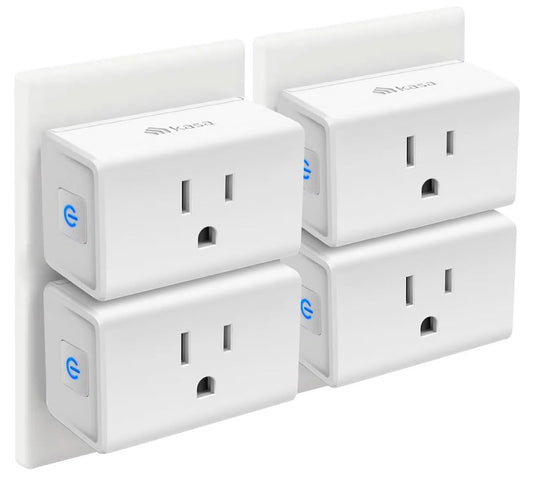 Kasa Smart Plug Mini 15A, Smart Home Wi-Fi Outlet Works with Alexa, Google Home & IFTTT, No Hub Required, UL Certified, 2.4G WiFi Only
