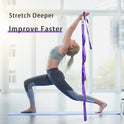 Stretching Strap Yoga Strap with Loops, Stretch Straps for Physical Therapy, Non-Elastic Exercise Strap for Pilates, Dance and Gymnastics with
